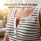 🎁Nieuwe collectie 50% KORTING💥Gestreepte, nauwsluitende tanktopjurk voor dames