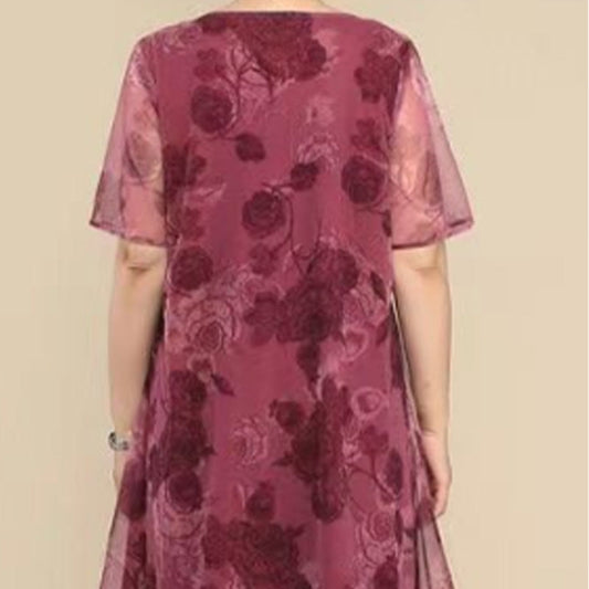 🎁2026 Nieuw binnen 50% KORTING💥Elegante, casual, lichtgewicht jurk met print voor dames