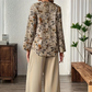🥳UITVERKOOP 2026🥳💞Meer dan 50.000 ✨Tweedelige set voor dames: bloemenblouse en broek met wijde pijpen