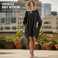 🔥Oversized jurk met vleermuismouwen voor dames