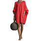 🔥Oversized jurk met vleermuismouwen voor dames