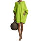 🔥Oversized jurk met vleermuismouwen voor dames