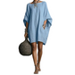 🔥Oversized jurk met vleermuismouwen voor dames