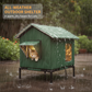 🏠 Slechts voor korte tijd: 50% korting + gratis verzending! 🐈 Verhoogd kattenhuis voor buiten, geschikt voor alle weersomstandigheden – waterdicht, geïsoleerd, opvouwbaar 🌧️