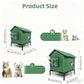 🏠 Slechts voor korte tijd: 50% korting + gratis verzending! 🐈 Verhoogd kattenhuis voor buiten, geschikt voor alle weersomstandigheden – waterdicht, geïsoleerd, opvouwbaar 🌧️