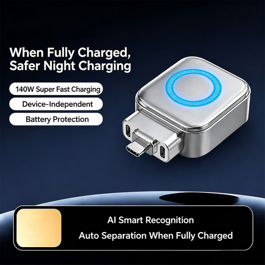 🌞Fris De Lente In Met 50% Korting!⚡140W Super-Sneloplader met AI Automatische Uitschakeling - USB-C PD3.1 - Intelligente Batterijbescherming - Universeel voor iPhone, MacBook & Tablets