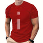 Heren T-shirt met grafische print en ronde hals