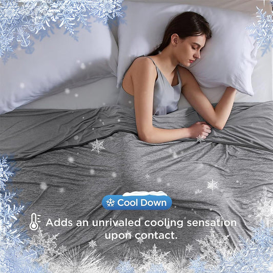 🏆LAATSTE DAG – 50% KORTING!!💕 Slim Koeldeken ❄️ Lichtgewicht • Ademend • Perfect voor Warme Slapers & Nachtelijk Zweten 😴