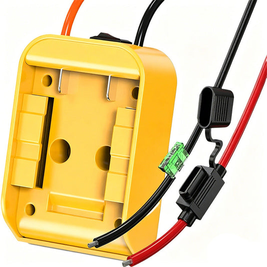 🎁2026 Nieuw binnen 50% KORTING💥Power Wheels-adapter voor DeWalt 18V/20V-accu met schakelaar en zekering
