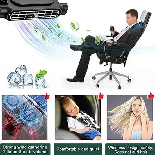 🎁2026 Nieuw binnen 50% KORTING💥🍃Draagbare Autoventilator | Verstelbare Riemen | Voor Bestuurder, Passagier & Baby👶