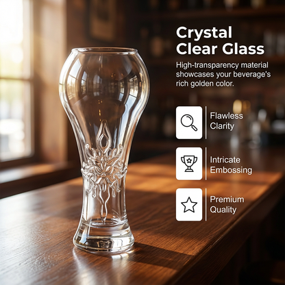 【Ultieme Smaak】 Cadeau Bierglas | 500ml | Ideaal voor Vaderdag & Verjaardagen