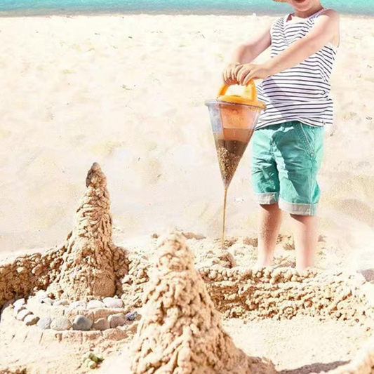 🏖️ Creatief Kegelvormig Zandspeelgoed – Eindeloos Strandplezier voor Kinderen ☀️