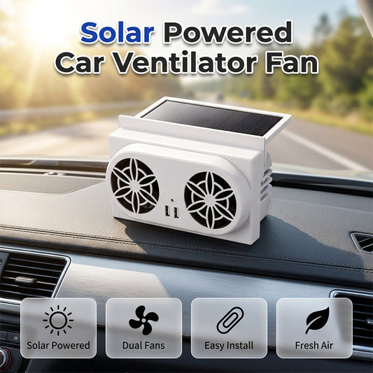 ☀️🚗Krijg nu 49% korting🔥Autoventilator op zonne-energie, koelt je auto – zonder de accu leeg te trekken.