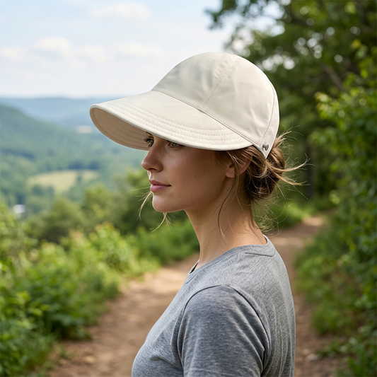 🧢 50% KORTING! 💥 Coole en ademende zomerhoed met opening voor een paardenstaart – UPF 50+, zweetband, opvouwbaar ✨