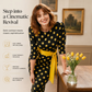 👗🌸 Elegante retro jurk met stippen – tijdloos, vrouwelijk en veelzijdig – perfect voor dagelijks gebruik, op kantoor en speciale gelegenheden.