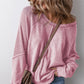 Casual dames-top met ronde hals en lange mouwen