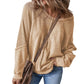 Casual dames-top met ronde hals en lange mouwen