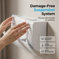 Uitschuifbare winddeflector voor airconditioners, wandmontage