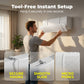 Uitschuifbare winddeflector voor airconditioners, wandmontage