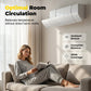 Uitschuifbare winddeflector voor airconditioners, wandmontage
