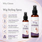 Langdurige anti-frizz styling spray voor pruiken