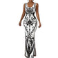 📢📢 50% KORTING !! ⏰ Klassieke maxi-jurk met bloemenprint voor dames