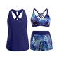 🔥2026 Hot Sale 50% KORTING✨⚡ Meer dan 50.000 verkocht! 🎁Dames 3-delige badpakset (tankini met short)