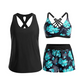 🔥2026 Hot Sale 50% KORTING✨⚡ Meer dan 50.000 verkocht! 🎁Dames 3-delige badpakset (tankini met short)