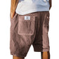 🕰️✨50% KORTING – Casual corduroy shorts met trekkoord voor heren – Vintage stijl, modern comfort! | Zachte textuur + verstelbare taille | Perfect voor elke casual gelegenheid ✨