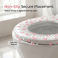 🚽🛡️ Wegwerp toiletbrilhoes – waterdicht, universele pasvorm, handig voor op reis!