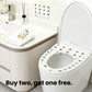 🚽🛡️ Wegwerp toiletbrilhoes – waterdicht, universele pasvorm, handig voor op reis!