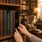 Miniatuur retro straatlantaarn boekensteunlamp