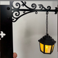 Miniatuur retro straatlantaarn boekensteunlamp