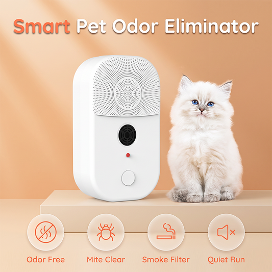 🔥🎁Nieuwe aanbieding: 50% korting🔥 2-in-1 luchtreiniger en ultrasoon apparaat tegen mijten voor huisdieren