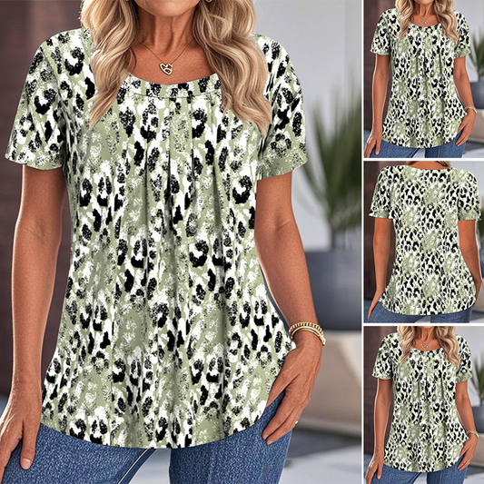 💥 Oversized Ronde Hals Print Top | Kreukvrij & Ademend ✨ | Nu 50% KORTING ⏰ Zomerdeal!