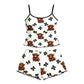 📢📢50% KORTING !! ⏰Zomerse ‘Sleepless’ nachthemdset met spaghettibandjes