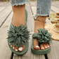 Dames teenslippers met bloemenprint lichtgewicht zomerslippers