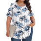 Luchtige Bloemen Tuniek Top