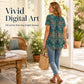 🏖️Zomeruitverkoop 50% korting🏝️👚Dames top met paisleyprint, V-hals en korte mouwen✨