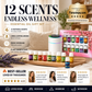 🔥Beperkte tijd 55% korting! 🎁🌺De frisse geur tilt je humeur op! 🌷12-delige set wateroplosbare etherische oliën