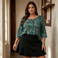 Blouse met paisleyprint voor dames in grote maten