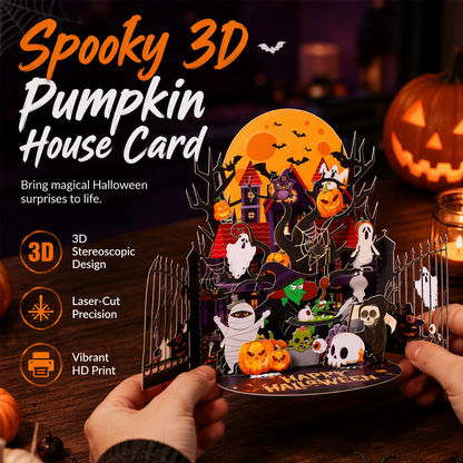 🎃Exclusieve Halloween-aanbieding🥳💞Meer dan 50.000 verkocht!⏳✨Spookachtige Halloween-pop-upkaart