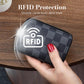 RFID-blokkerende Creditcard Ritsportemonnee