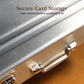 Aluminum Alloy Mini Briefcase Business Card Holder