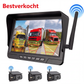 🎥 Professioneel Draadloos Achteruitrijcamerasysteem – 1080p Full HD met Nachtzicht voor Maximaal Rijcomfort & Veiligheid 🚗✨