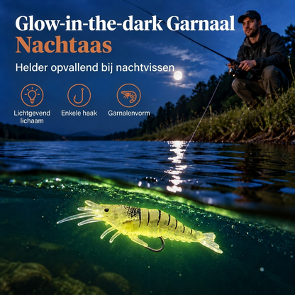 🔥🎁 2+1 GRATIS!!🎣 Lichtgevende Minnow-hardkunstaas – Nachtvisaas 🌙✨