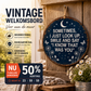 🔥🎁Nieuw 50% KORTING🔥Vintage Welkomstbord voor aan de Muur