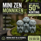 💥【LIMITED TIME 50% OFF】🔥 Mini Zen Monnik Beeldje | Natuurlijke Blauwe Steen | Glimlachend Gezicht | Miniatuurlandschap Accessoire | Bureau/Bonsai/Terrarium Decoratie | Meerdere Stijlen