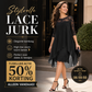 ⏳ FLASH SALE! ✨ Stijlvolle Lace Jurk | High-Low Zoom Toont Benen 🦵 | Perfect voor Dates/Feestjes | HALF PRICE 🎉
