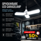 Opvouwbare LED-plafondlamp voor de garage